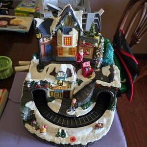 Christmas Ski Village Music Lights Moments In Time Songs Costco Exclusive 20"